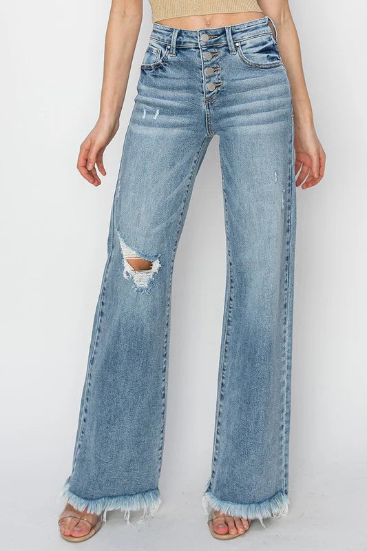 376 Mid Rise button down