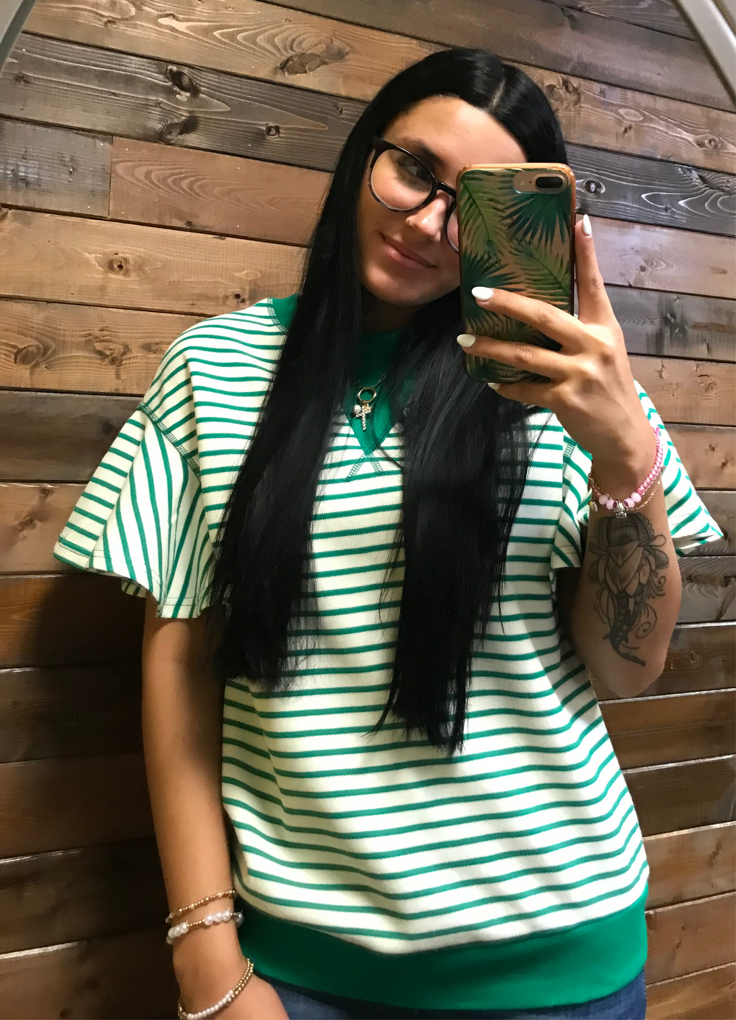 566 Green stripe