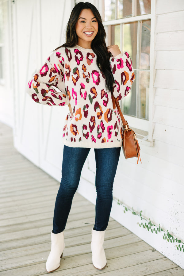 736 Leopard sweater