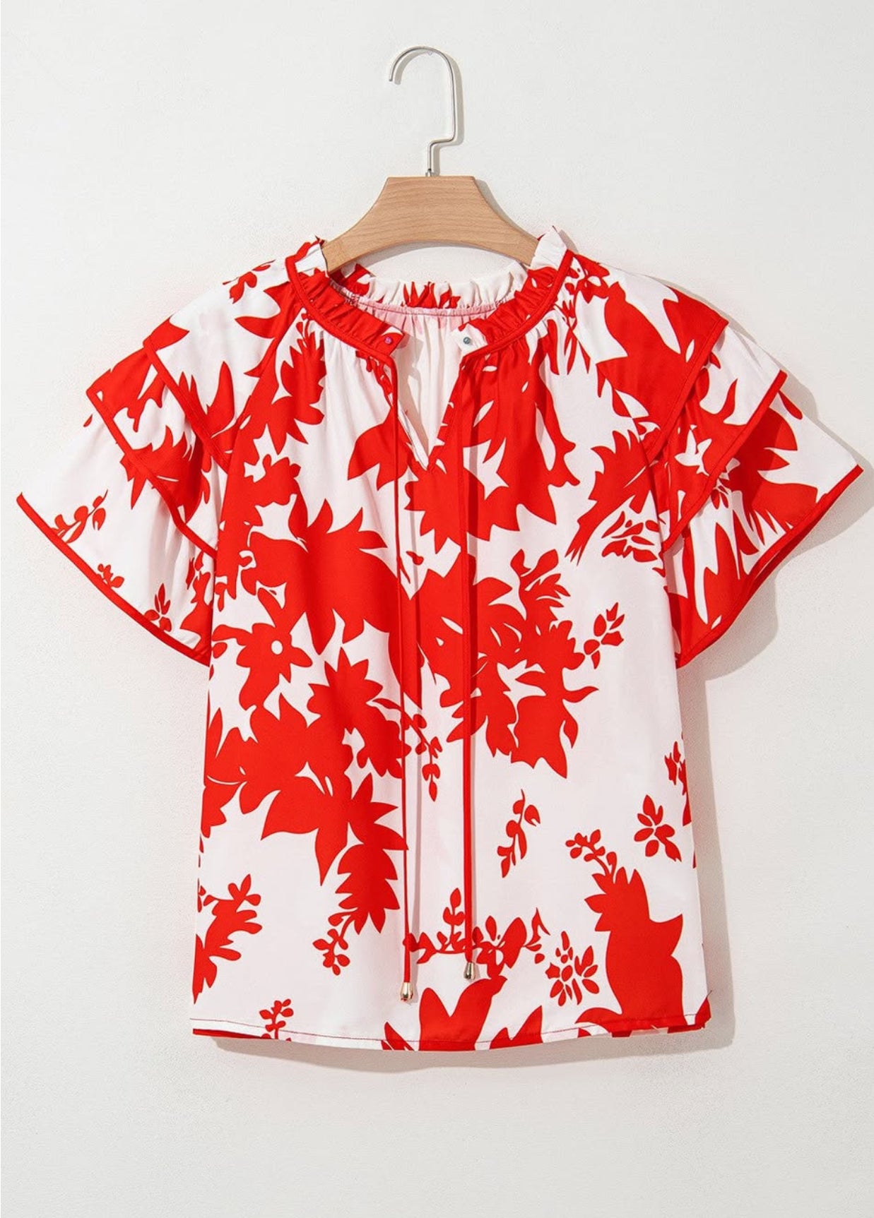 564 Red blouse