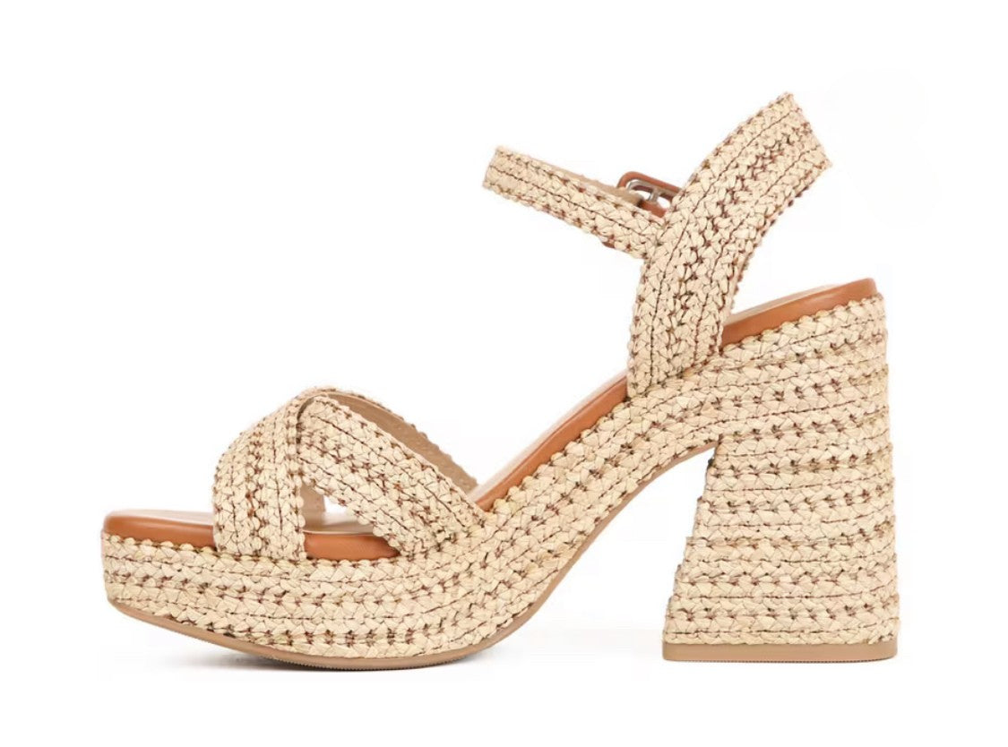 624 Raffia sandal