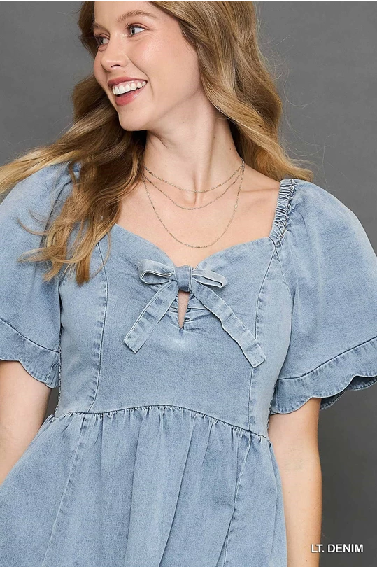 516 Light denim dress