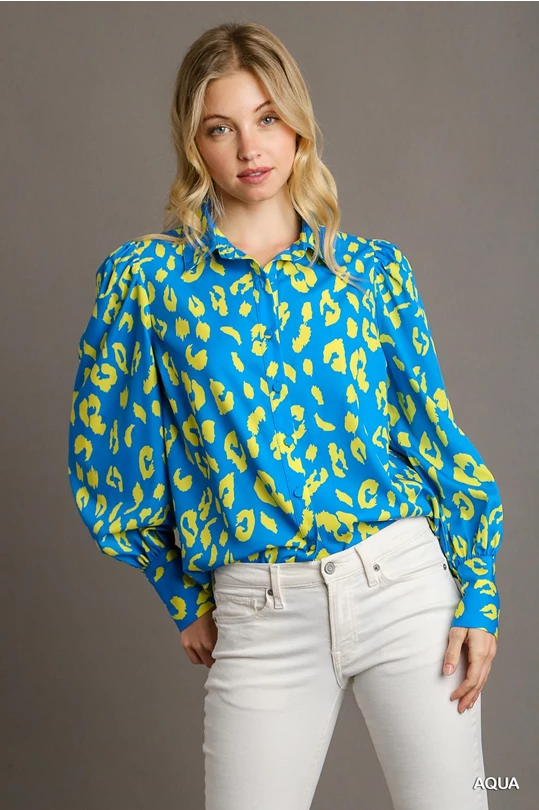 523 Aqua leopard