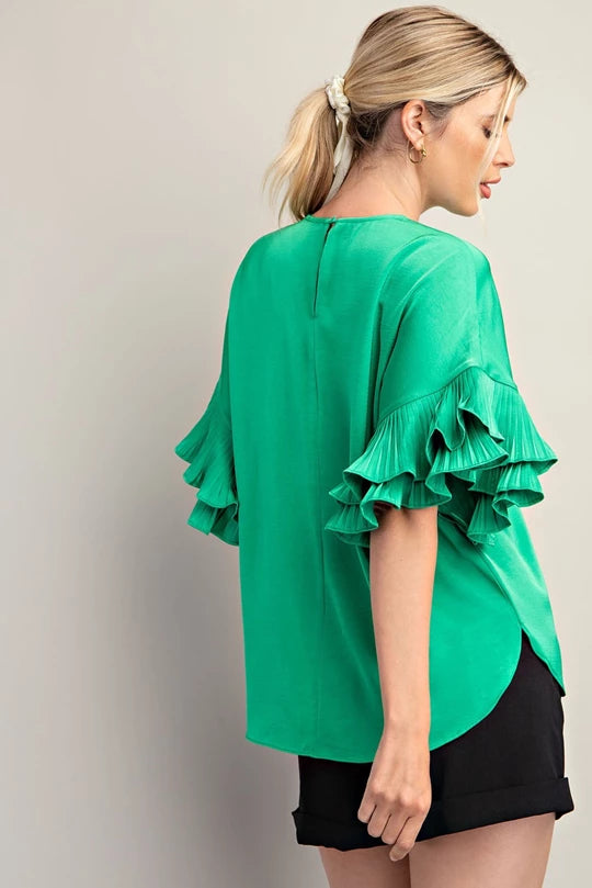 537 Green Satin