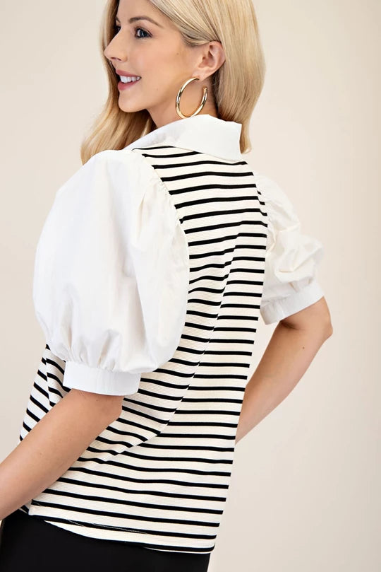 535 Stripe blouse