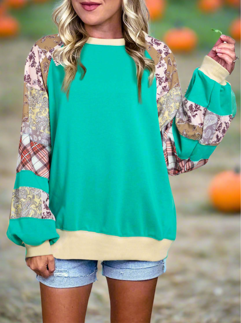 407 Patchwork top