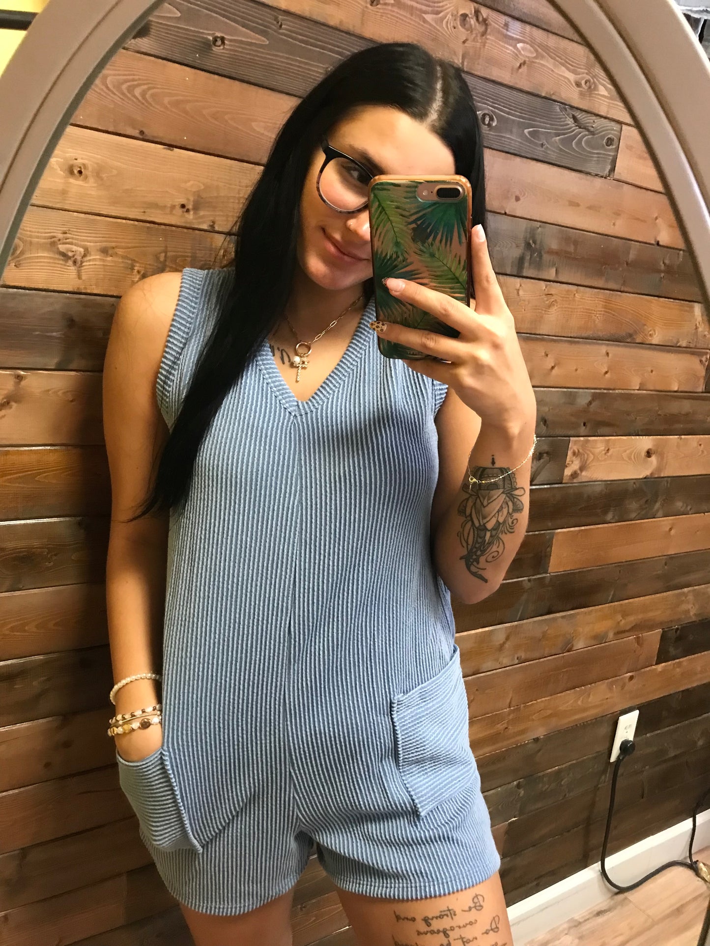 550 Ribbed romper