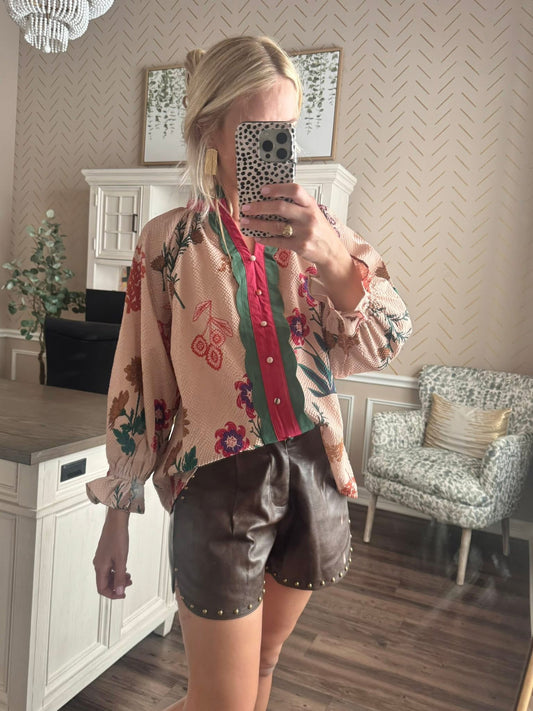 737 Mix floral top