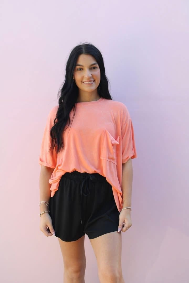 100 Ribbed Tee