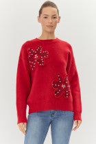 373 Flower sweater