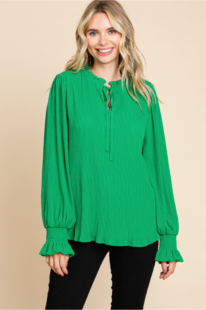 371 Kelly Green top