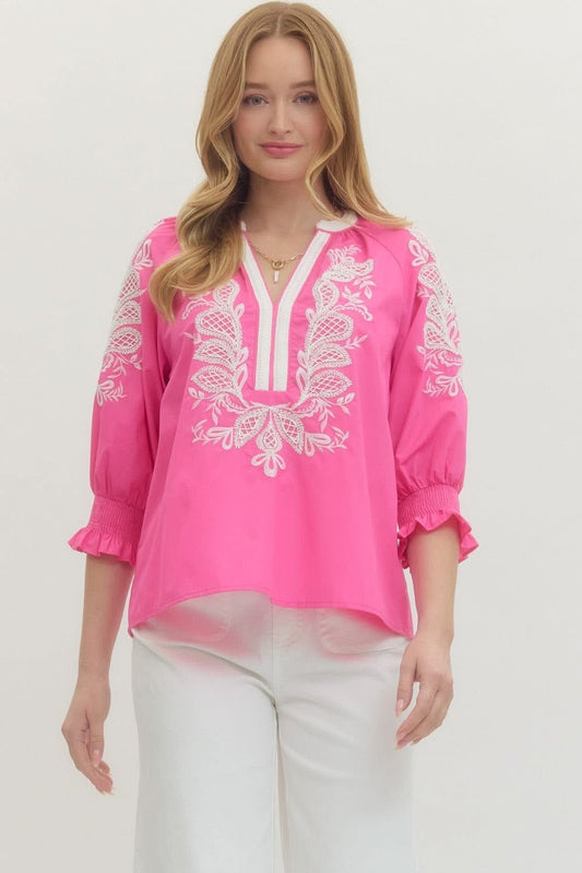 47 Embroidered Top