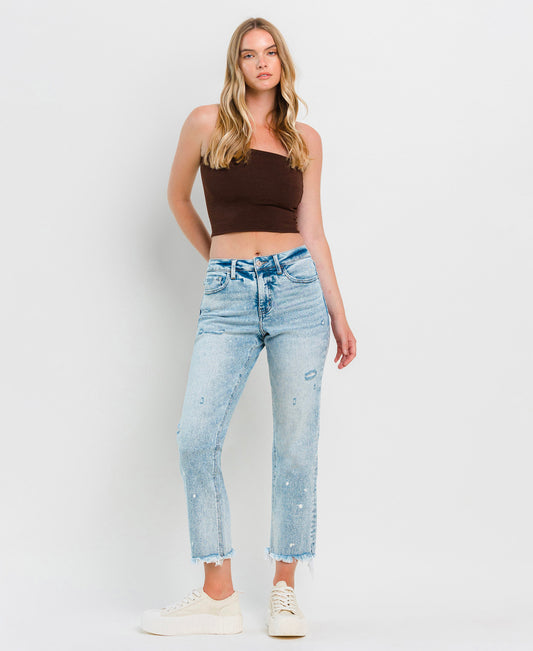 497 cropped denim