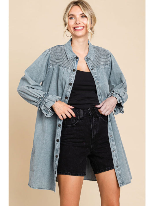 338 denim jacket/dress