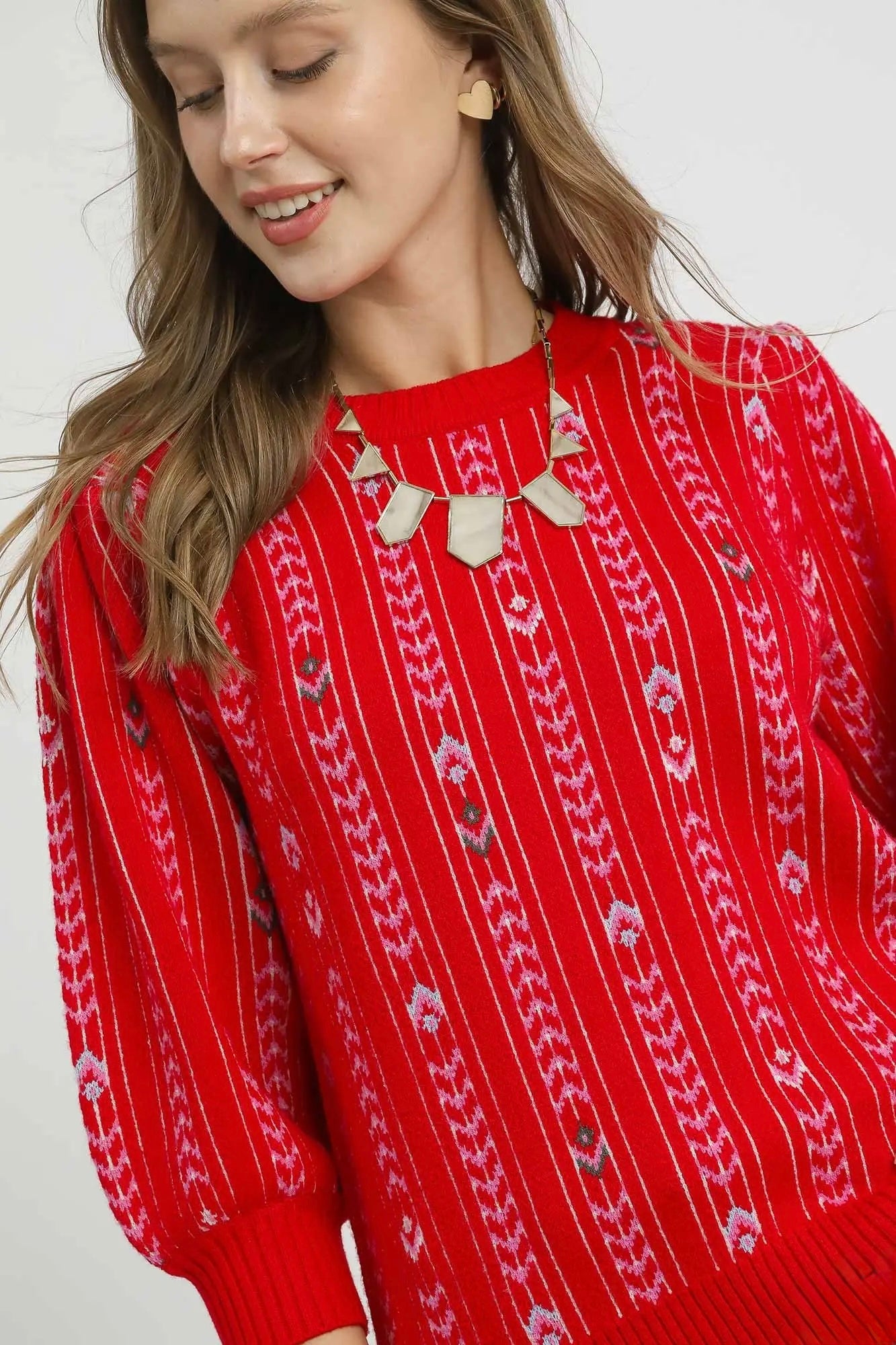 706 Red sweater
