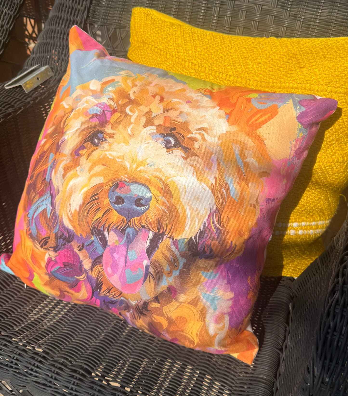 Poodle/Doodle Pillow cover