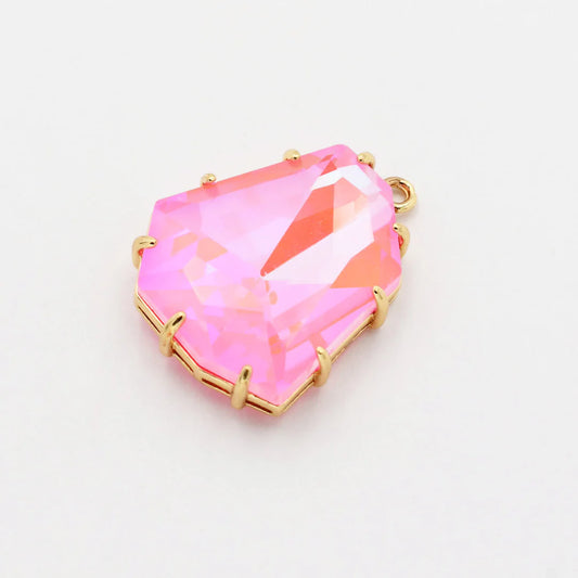 Charm/Neon Pink stone