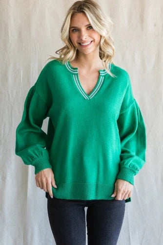 321 V-neck sweater