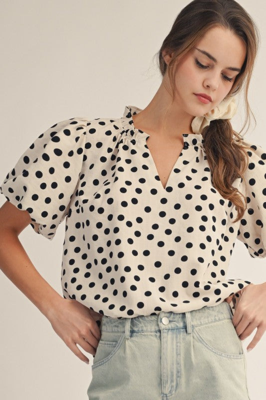 62 Polka Dot Blouse