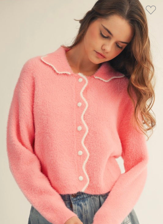 36 Baby Pink cardi