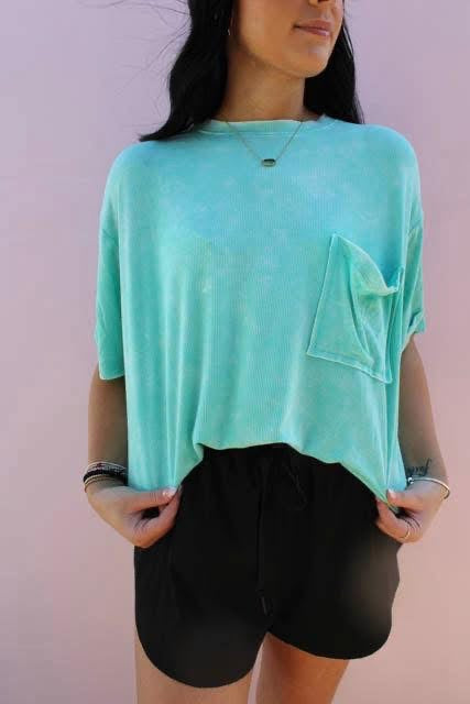 100 Ribbed Tee