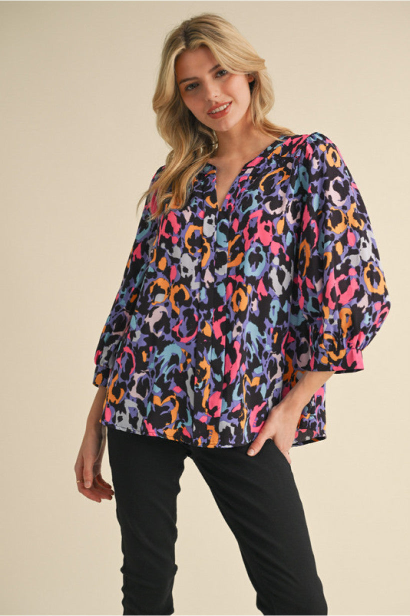 372 Multicolor top