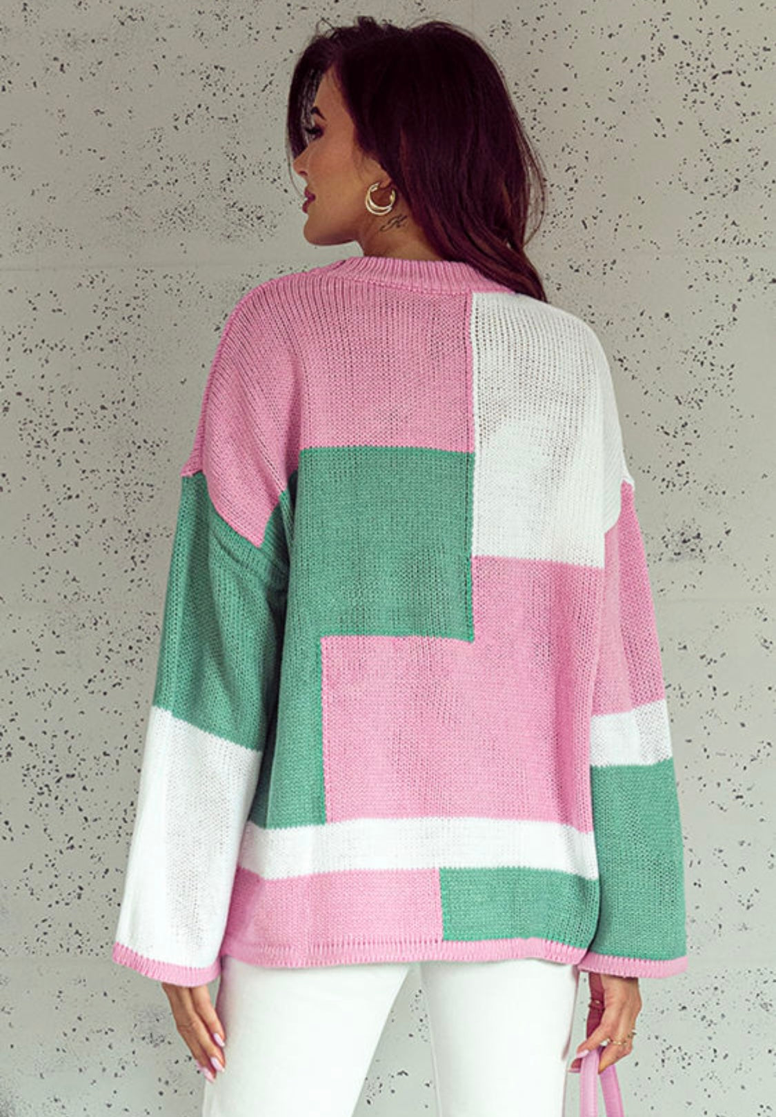 165 Colorblock sweater