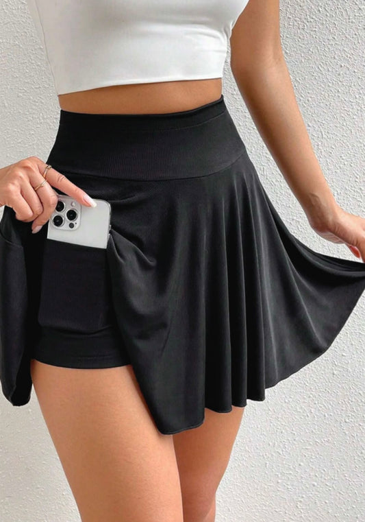 555 Black skort