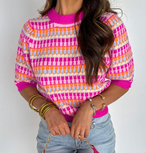 291 Pink stripe