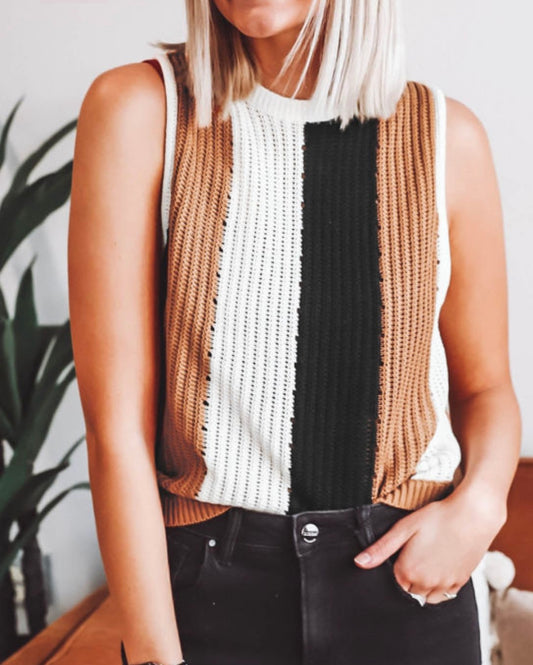 332 sleeveless sweater