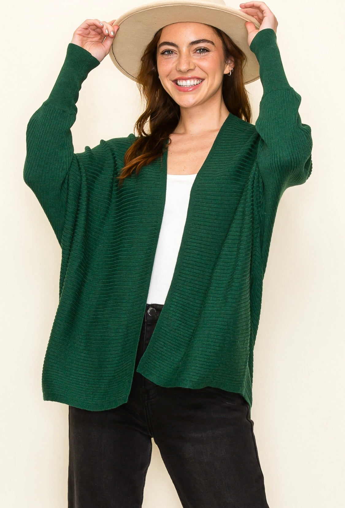 61 Dolman sleeve cardigan