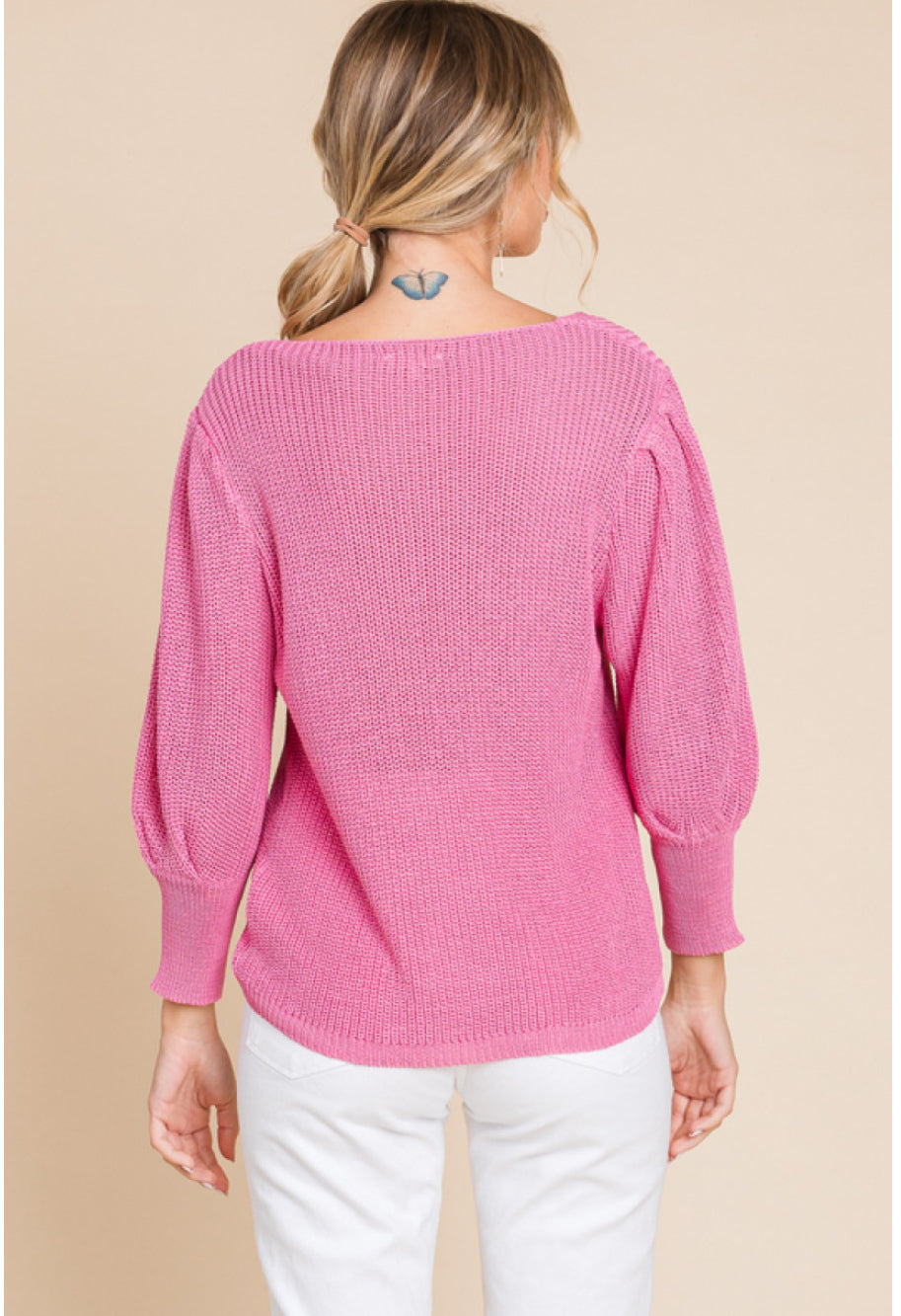 175 V-neck knit sweater