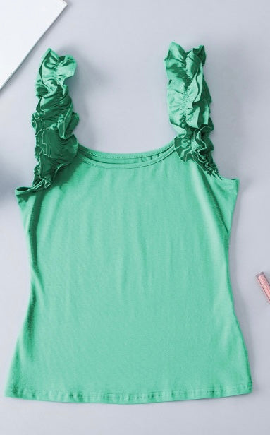 248 ruffle tank