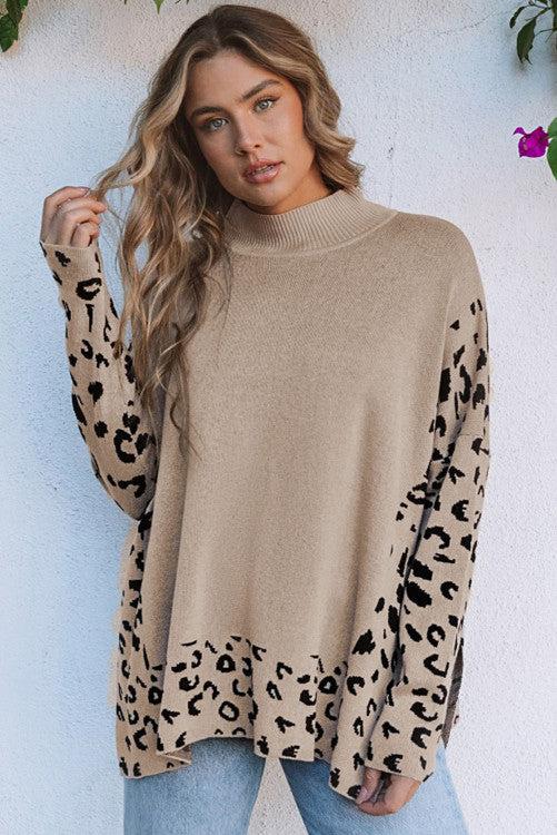 769 leopard high neck