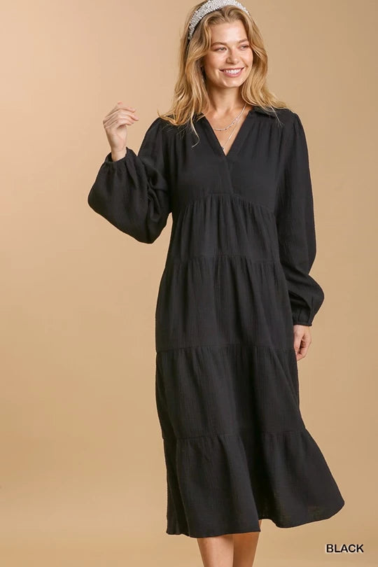 784 Long sleeve Maxi