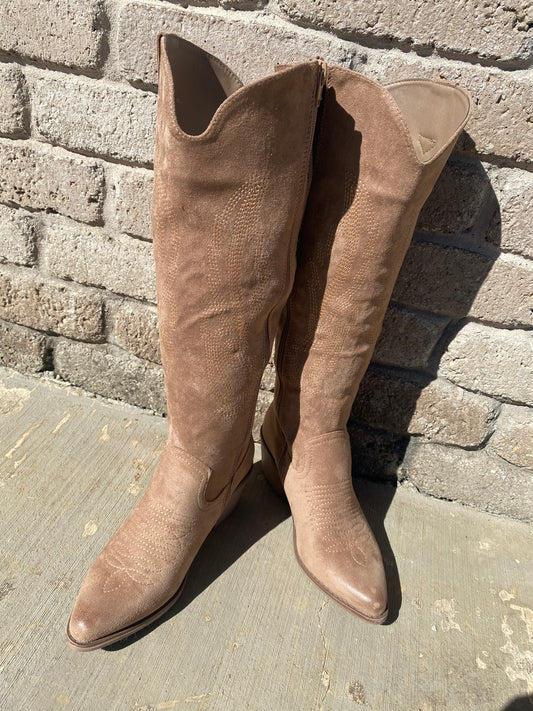 S30 taupe cowboy boots