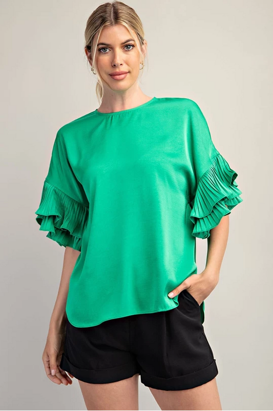 537 Green Satin