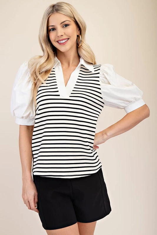 535 Stripe blouse