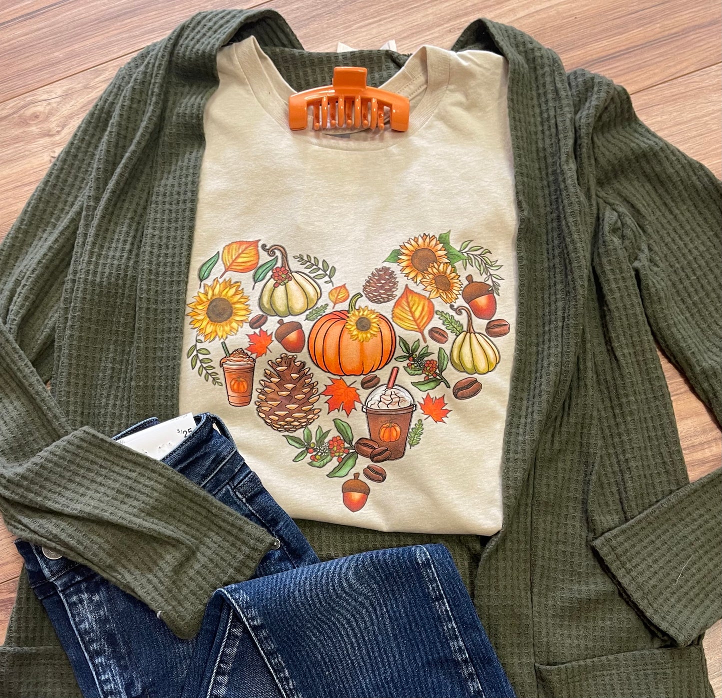 Fall Heart Graphic Tee