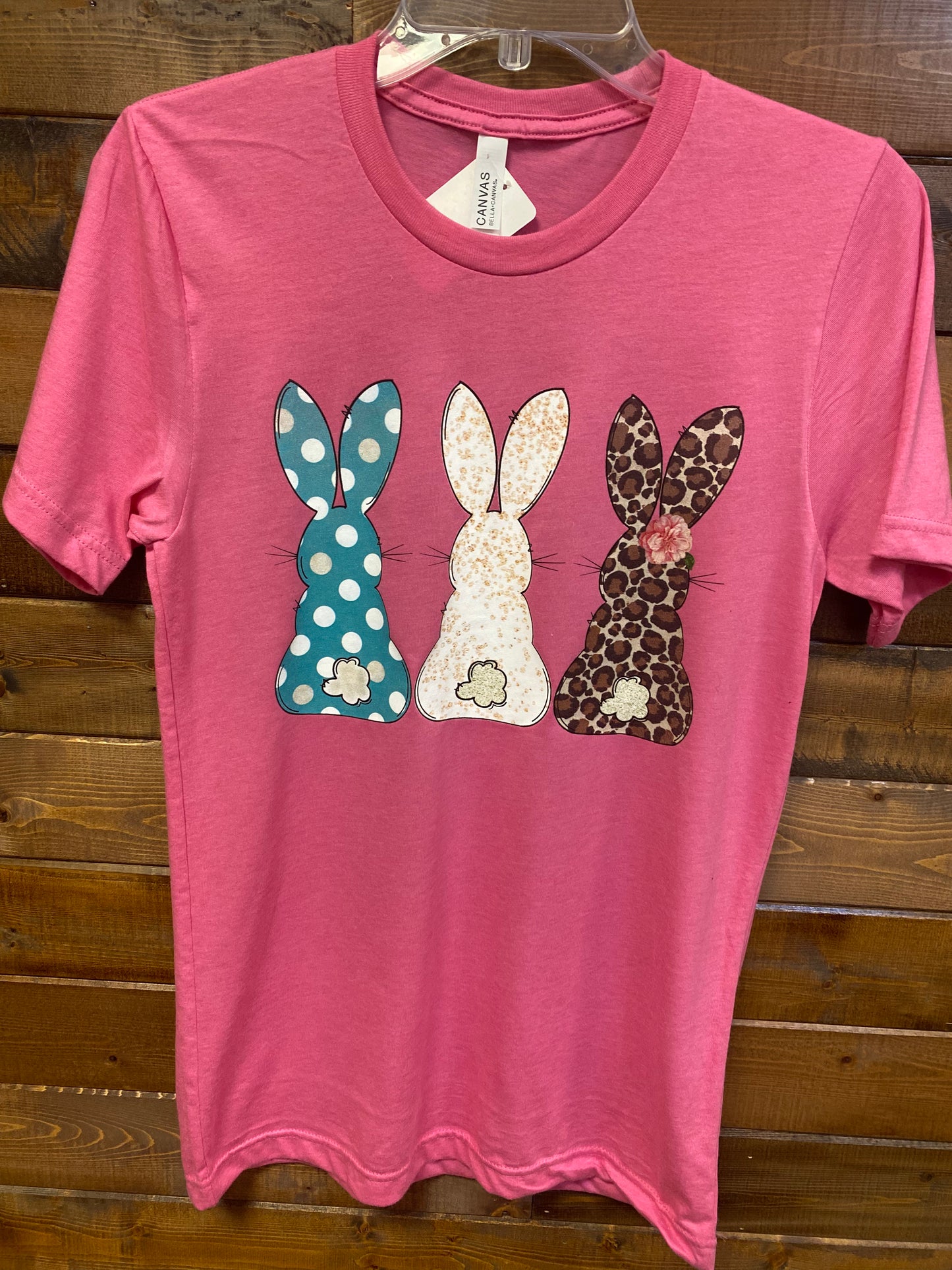 Easter bunny trio tee