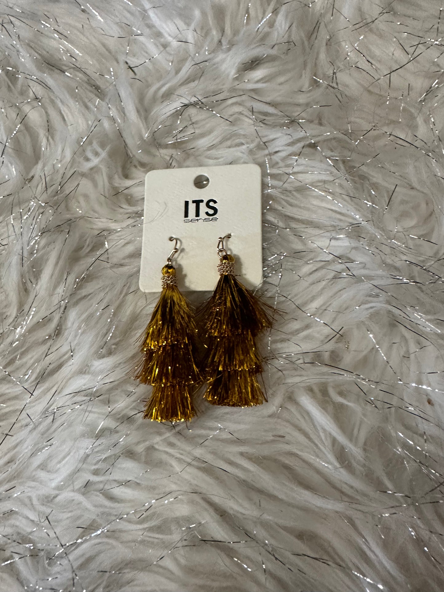 Gold Tassel Earrings