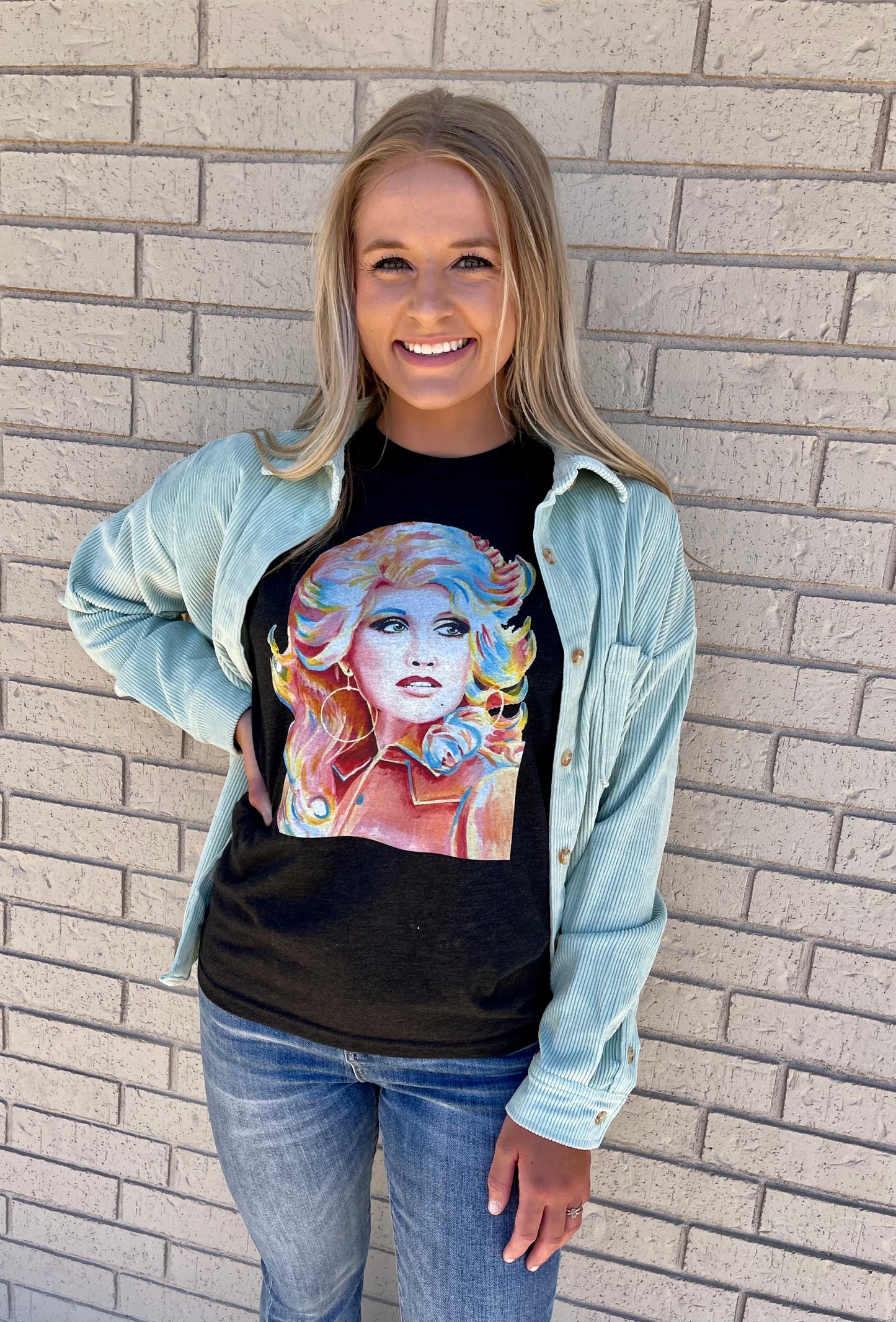 Watercolor Dolly Graphic Tee