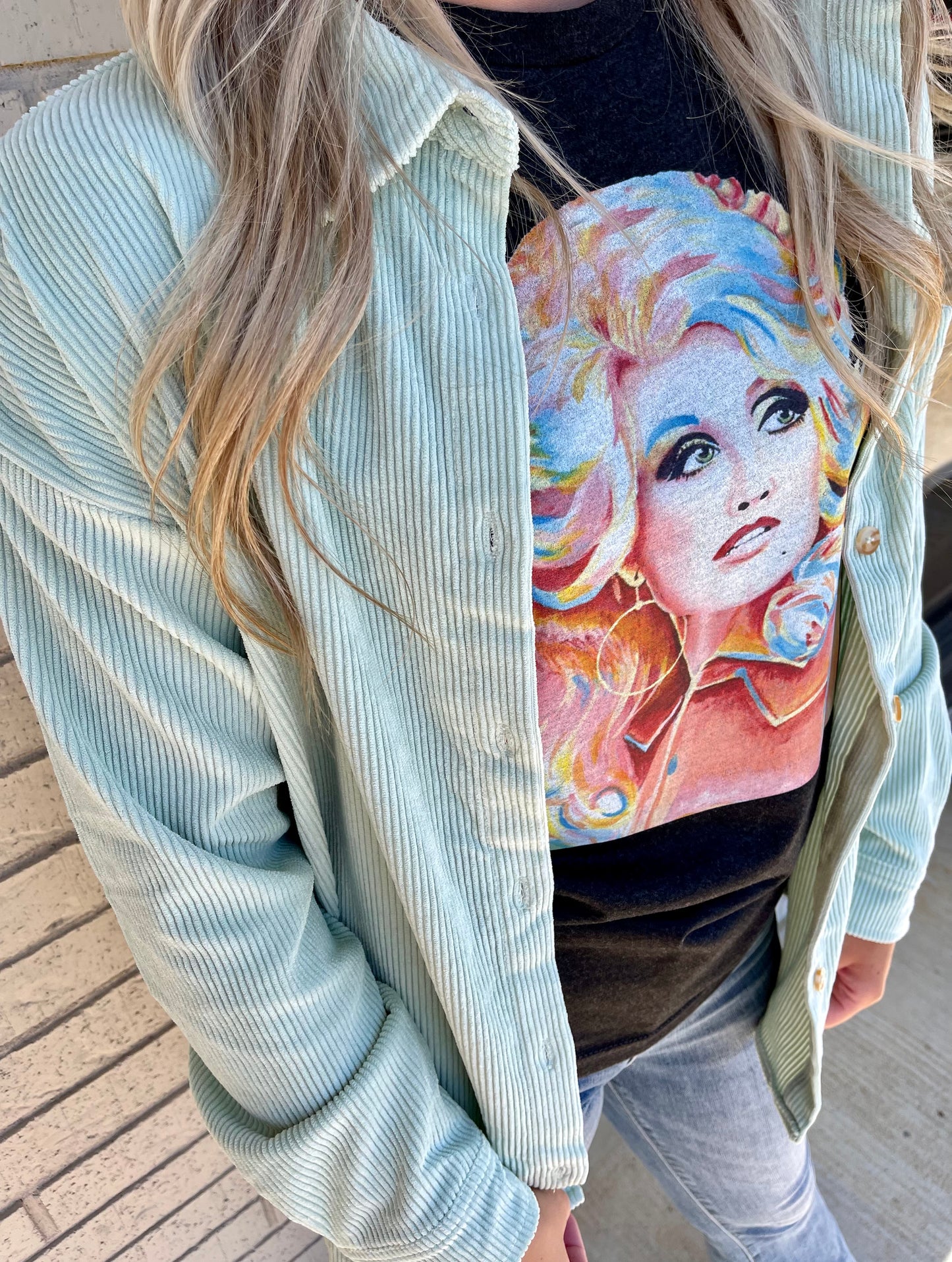 Watercolor Dolly Graphic Tee